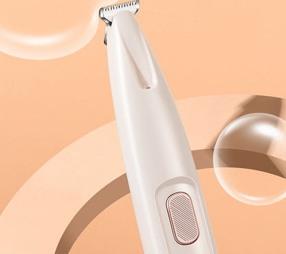 Pet Paw Trimmer with LED Light & Display – Cordless Waterproof Dog Hair Clipper