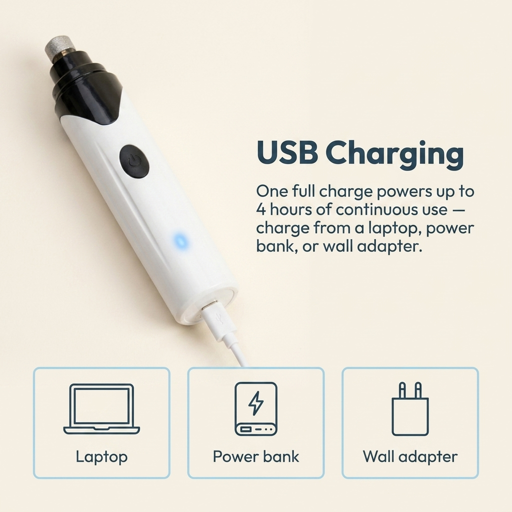 Painless Electric Pet Nail Grinder